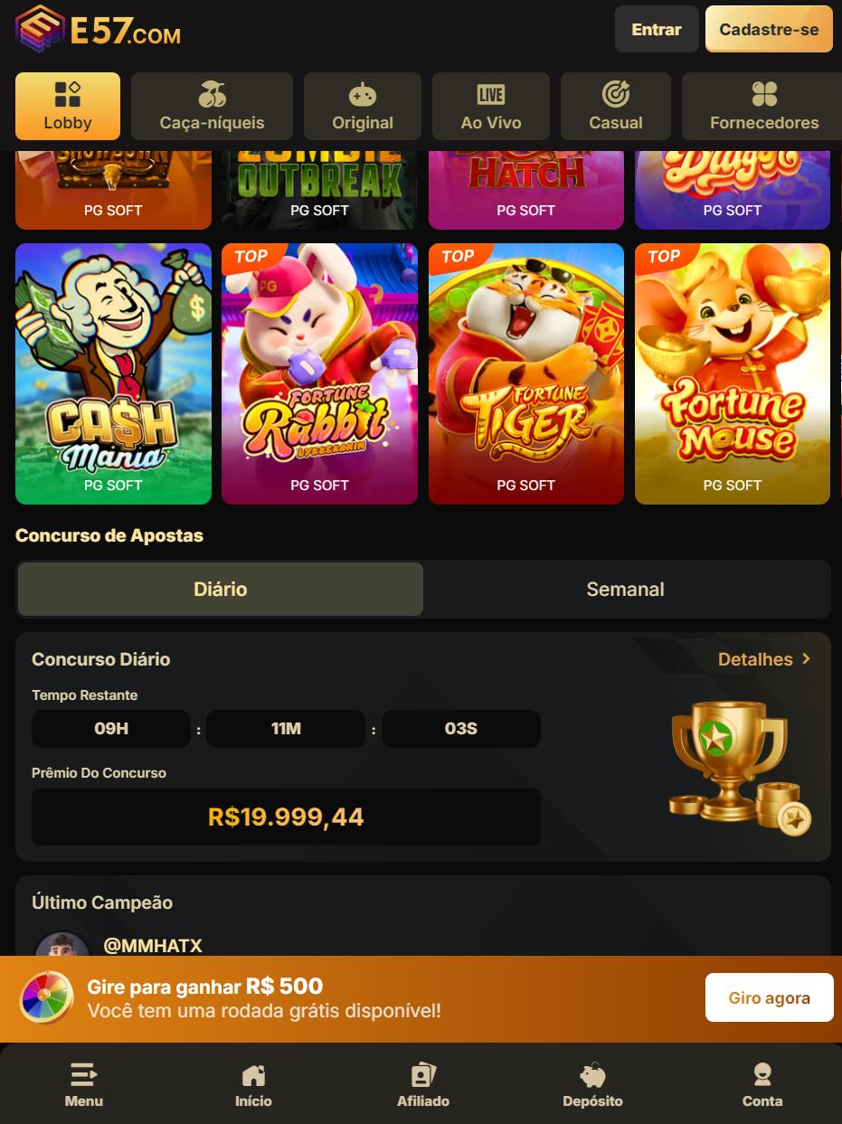 Variedade de Jogos Online Oferecidos
